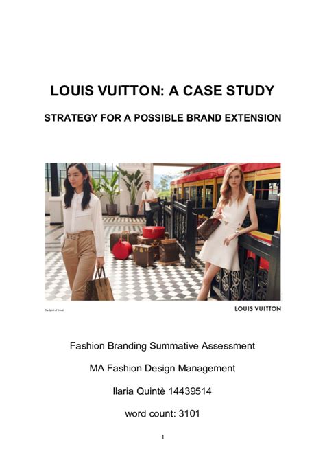 nait business management case study louis vuitton|Louis Vuitton’s Art.